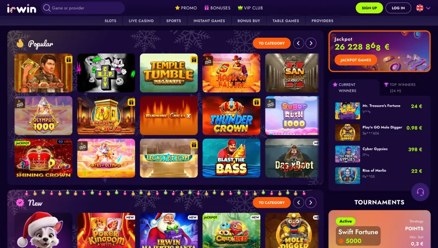 The best online casino Irwin for players from Canada